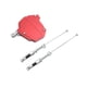thumbnail image 3 of Kit de reparación de cable de embrague de motocicleta genérico Cable de motocicleta Palanca de freno de alto rendimiento Universal Reemplazo directo Rojo, 3 of 5