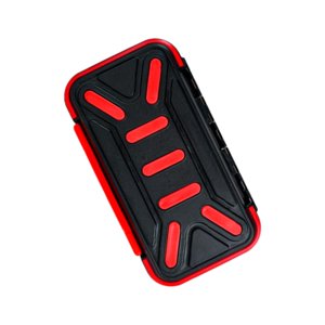 Magideal - Caja De Pesca, Accesorios Para Cajas De Almacenamiento, Divisores Extraíbles Multifuncionales Portátiles Para Deportes, Contenedor De Almacenamiento D Negro Rojo S