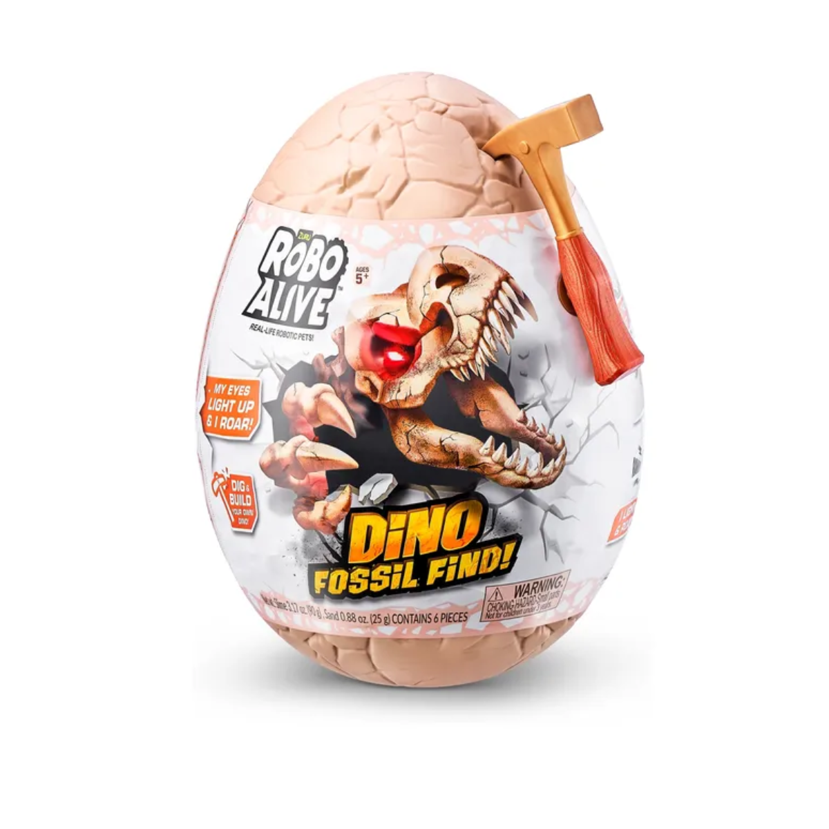 Huevo Esqueleto De Dinosaurio Para Excavar Y Armar Un Robo Alive