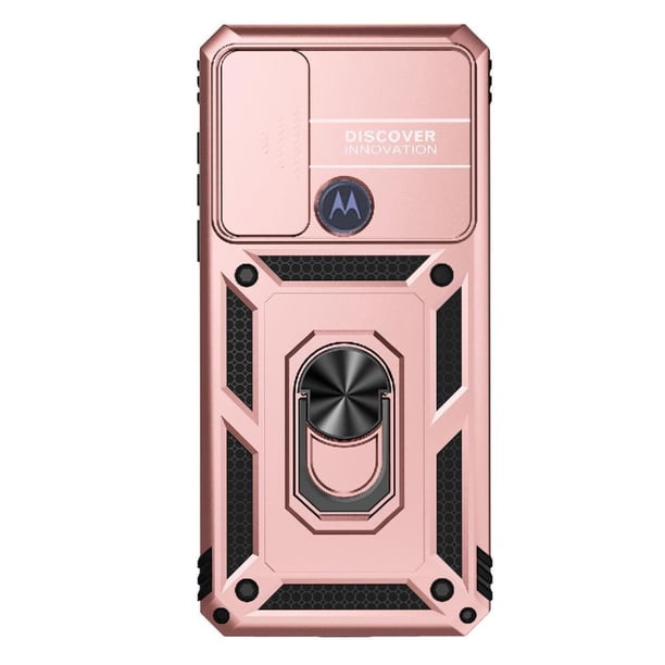 Estuche GANGXUN para Motorola Moto G Play 2023, soporte giratorio 360°, estilo mecánico y magnético