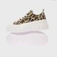 thumbnail image 2 of Zapatilla Leopardo Negro Vía Franca, 2 of 5