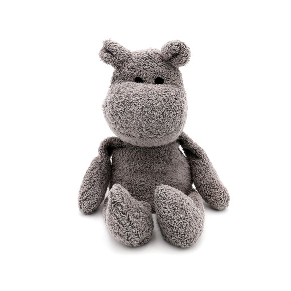 Minihipopótamo de peluche terapéutico que se puede calentar