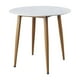 thumbnail image 3 of Mesa Redonda Nevada 100 cm | Diseño Minimalista, Piedra Sinterizada, 3 of 3