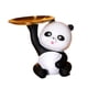 thumbnail image 3 of Estatua De Bandeja De Almacenamiento De Escultura De Panda Multiusos Para Decoración De Sala De Estar En Blanco Y Negro, 3 of 5