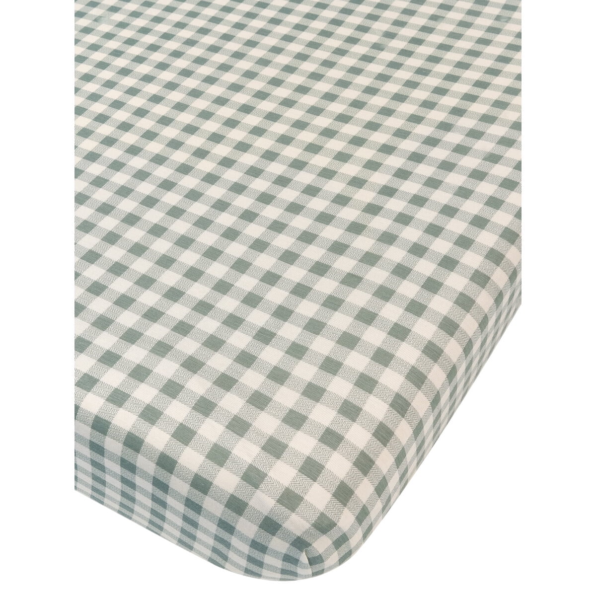 Gerber - Sabana Ajustable Cuna Jersey 400 Hilos Gris Plaid