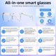 thumbnail image 2 of Gafas inteligentes Moscrea Bluetooth UV400 Translation 144+ Lang, 2 of 6