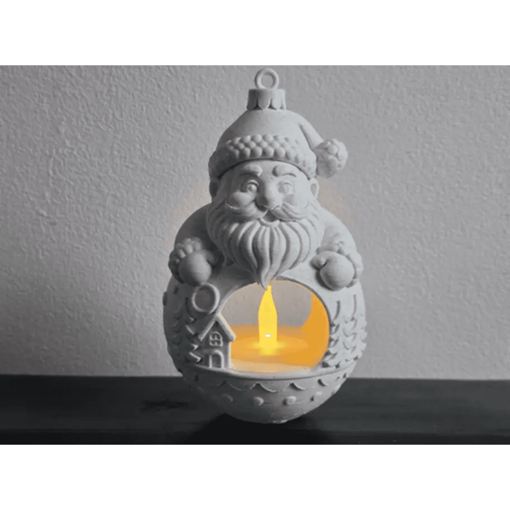 Genérico - Porta Vela Papá Noel Colgable