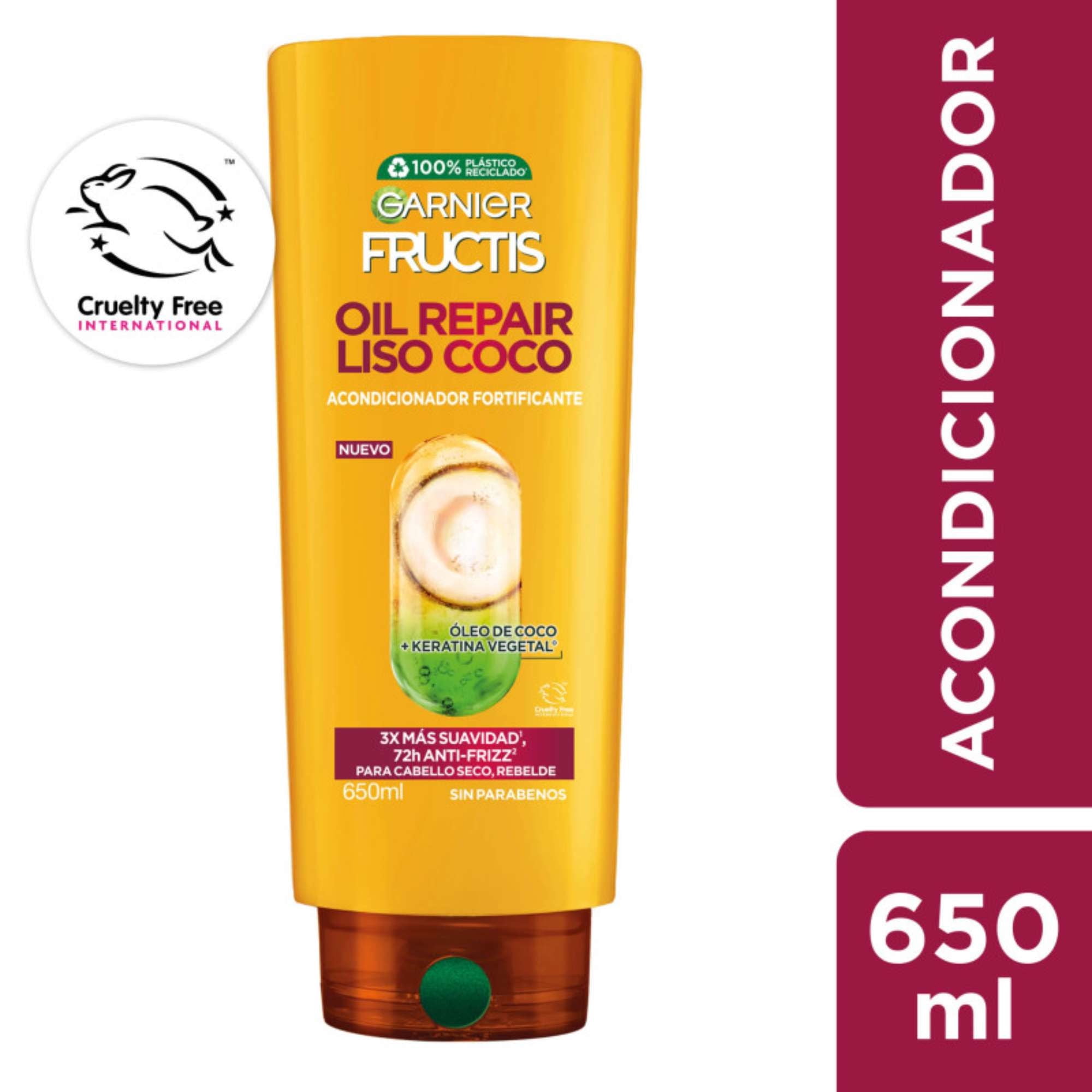 Acondicionador Liso Coco 650 ml Garnier