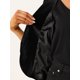 thumbnail image 5 of INSPIRE CHIC Chaquetas de Terciopelo para el Día de San Valentín para Mujeres con Manga 3/4 y Frente Abierto Cárdigan de Terciopelo S Negro, 5 of 6