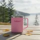 thumbnail image 1 of Termo Mug Café 450 ml Acero Inoxidable Halten Funny Rosa Claro, 1 of 5