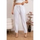 thumbnail image 2 of Pantalón Mujer Semi Pitillo Algodón Tipo Lino Tiro Alto 7004, 2 of 3