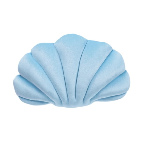 Bothyi - Decorativo Tiro Almohada Vacaciones Cómodo Coche Dormitorio Ropa De Cama Concha Almohada Azul Claro 34X25Cm