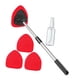 thumbnail image 5 of Kit de herramientas de limpieza del parabrisas de automóvil Manija extensible versátil para la varilla de aluminio exterior interior del automóvil con Almohadillas rojas, 5 of 5