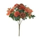 thumbnail image 5 of Ramo De Flores De Hortensia De Seda Para Sala De Estar Decoración De Sala De Reuniones Naranja, 5 of 5