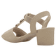 thumbnail image 4 of Sandalia Mujer Beige Oscuro Comfortflex 2557403 Casual, 4 of 6