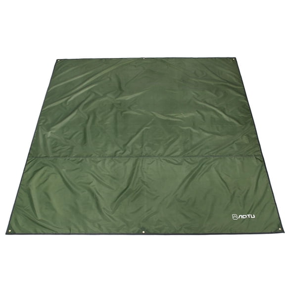 Lona para tienda de campaña, hamaca, tela para lluvia, mosca, 2,4 x 2,1 m, color verde militar