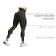 thumbnail image 4 of Pantalones CRZ YOGA Secretsculpt Butterlift Cintura Alta 64 cm Oliva, 4 of 6