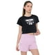 thumbnail image 1 of Polera Niña Teen Manga Corta Fun Negro Corona, 1 of 5