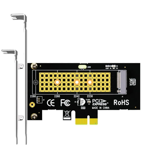 Adaptador M.2 NVMe a PCIe X1 GLORENDS PA09-X1 para SSD NVMe 2230/2242/2260/2280 M.2