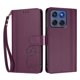 thumbnail image 3 of Funda Cartera Trébol para Motorola Edge 2025 5G con Ranuras Tarjetas y Carga Inalámbrica Violeta, 3 of 6