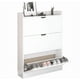 thumbnail image 1 of Zapatero Organizador Estante Armario 115Alto x 100 x 17cm Blanco, 1 of 4