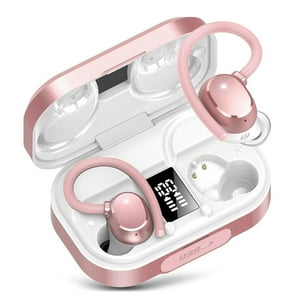 Aaronmei Auriculares Inalámbricos Bluetooth 5.3 Oro Rosado