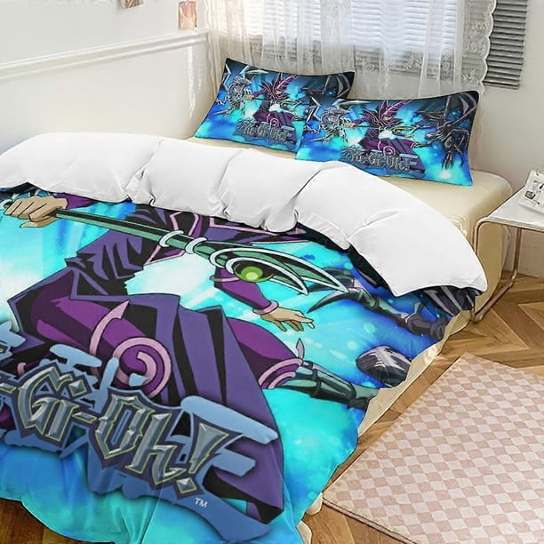 Juego de ropa de cama Game King de 3 piezas, cálido y cómodo, funda nórdica suave, para todas las estaciones.