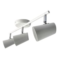 Drl - Foco Apliqué Led Cielo Blanco Metal 3X E27 (Sin Ampolletas)