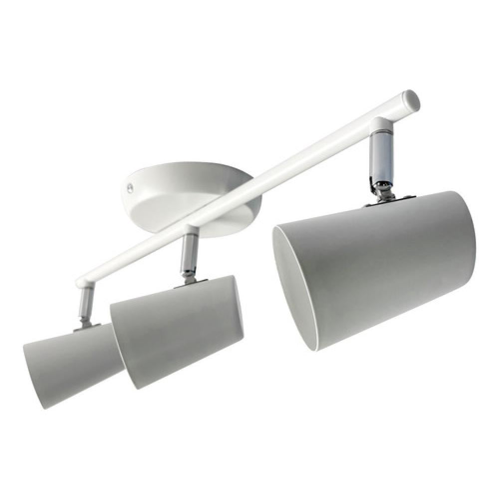 Drl - Foco Apliqué Led Cielo Blanco Metal 3x E27 (sin Ampolletas)