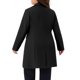 thumbnail image 3 of Abrigos de invierno para mujer de talla grande Agnes Orinda, chaqueta con solapa de muesca, de un solo pecho, elegante y moderna, abrigo de guisante de longitud media con bolsillo 2025 4X negro, 3 of 6
