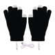 thumbnail image 2 of Guantes Eléctricos Con Calefacción USB Tejido De Dedo Completo Para Mujeres Hombres Al Aire Libre Negro, 2 of 3