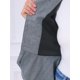 thumbnail image 5 of INSPIRE CHIC Chaqueta Vintage para Mujer Cuello Redondo Espiguilla Manga Larga Abotonada Dobladillo con Volantes Chaquetas Casual de Negocios L Negro Gris, 5 of 6