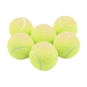 Ioensy - 6X Pelotas De Tenis Pelotas Elásticas Elásticas Para Juegos Entretenimiento Deportes De Raqueta Amarillo