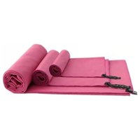 Importclick - Set 3 Toallas Baño Viaje Microfibra Secado Rápido Rosado