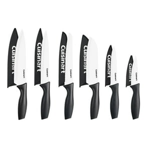 Cuisinart - Juego De Cuchillos Advantage 12 Piezas Acero Inoxidable Con Revestimiento Cerámico