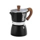thumbnail image 2 of Cafetera Italiana Clásica Manual Moka Pot Para Exteriores, Camping, Oficina, Hogar, Color Negro, 150 Ml, 2 of 3