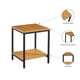 thumbnail image 2 of Velador Mesa Auxiliar Lateral de 2 Niveles - Madera Clara, 2 of 3