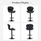 thumbnail image 4 of Juego de 6 taburetes de bar COLAMY, modernos, giratorios, ajustables, negros, 4 of 4