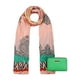 thumbnail image 1 of Pack Bufanda Alcala Coral + Billetera Trifold Verde, 1 of 4