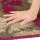 thumbnail image 3 of REGALWOVEN Alfombra de Baño Floral Lavable para Baño Rojo Amarillo 16" x 24", 3 of 6