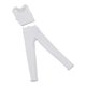 thumbnail image 2 of Figura De Mujer A Escala 1/12 Chaleco Y Pantalones Accs Para Figuras De Acción Femeninas De 6 Pulgadas Blanco, 2 of 3