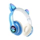 thumbnail image 5 of Auriculares Con Orejas De Gato Auriculares Para Juegos Con Iluminación RGB Para Teléfonos PC Tablet Azul, 5 of 5