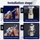 thumbnail image 4 of Terraja tubos 4 en 1 para 1/2" 3/4" 1" PVC integrado interior exterior, 4 of 7