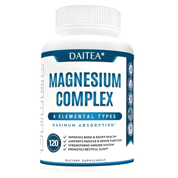Magnesio Complex Citrato Oxido Malato Taurato Bisglicinato Aspartato