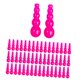 thumbnail image 2 of Kit De 50 Uds De Cuentas De Pesca Apiladas, Se?uelos De Pesca, Aparejos Para Perca, Trucha, Walleye, Rosa Y Rojo, 2 of 5