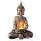 thumbnail image 4 of Buda Yoga Candelero Mesa Tealight Estatua Ministerio Del Interior Coleccionable C, 4 of 5