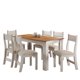 thumbnail image 1 of Juego Comedor Violeta 6 Sillas Blanco Crema - Café Claro, 1 of 4