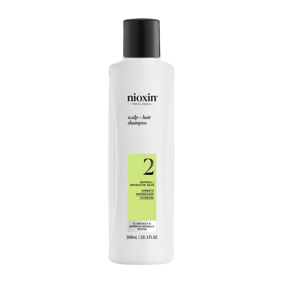 Shampoo Nioxin System 2, limpiador para cabello natural, 300 ml