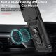 thumbnail image 3 of Funda Resistente Anillo Soporte iPhone 17 Air Privacidad Cámara Montaje Magnético Negro, 3 of 6