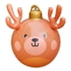 thumbnail image 1 of Adorno de bola navideña inflable, bola inflable, decoración navideña, suministros multiusos para fiestas, patio, vacaciones, césped, exterior, hogar., 1 of 5
